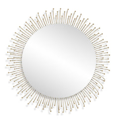 Aga Round Gold Mirror