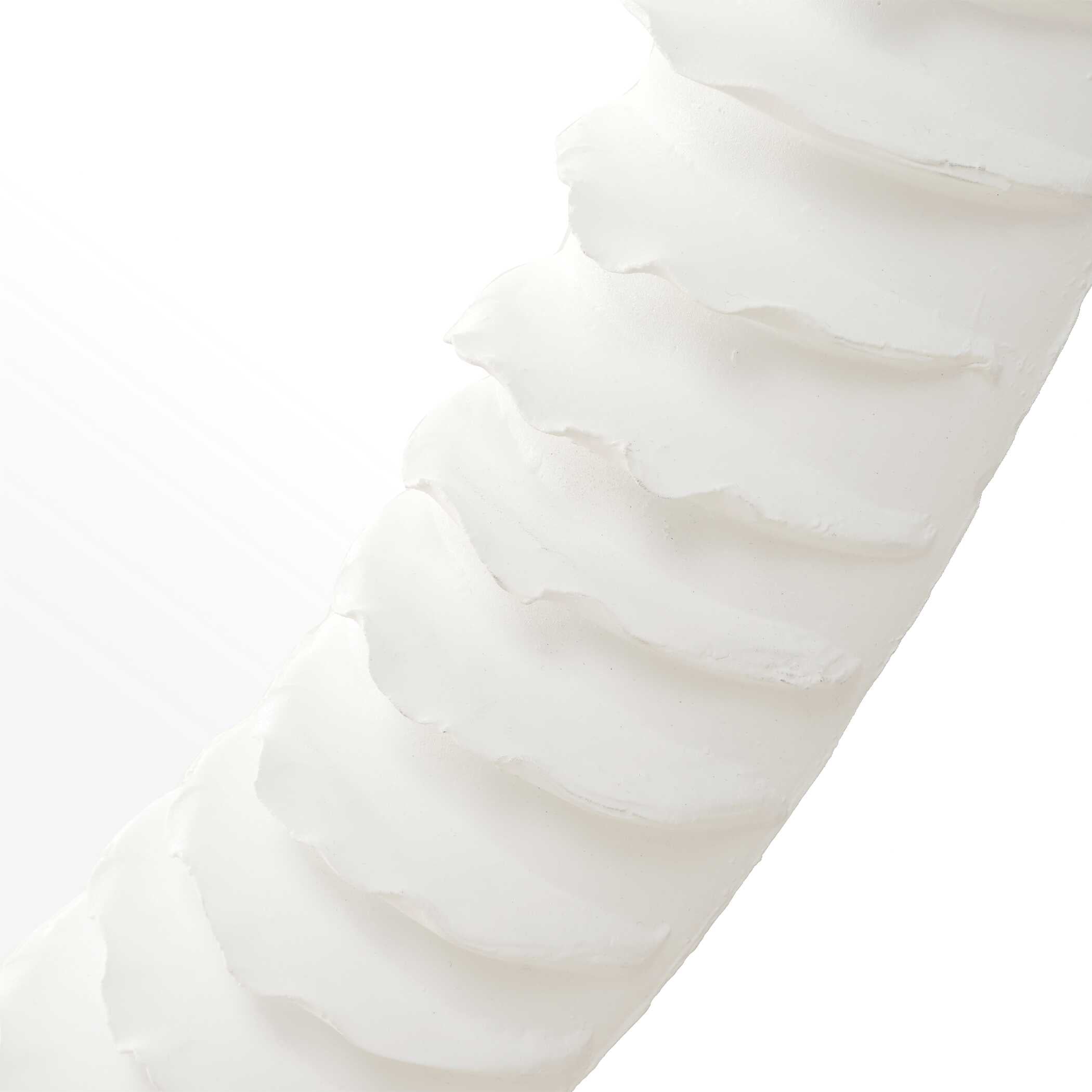 Akiko White Round Mirror
