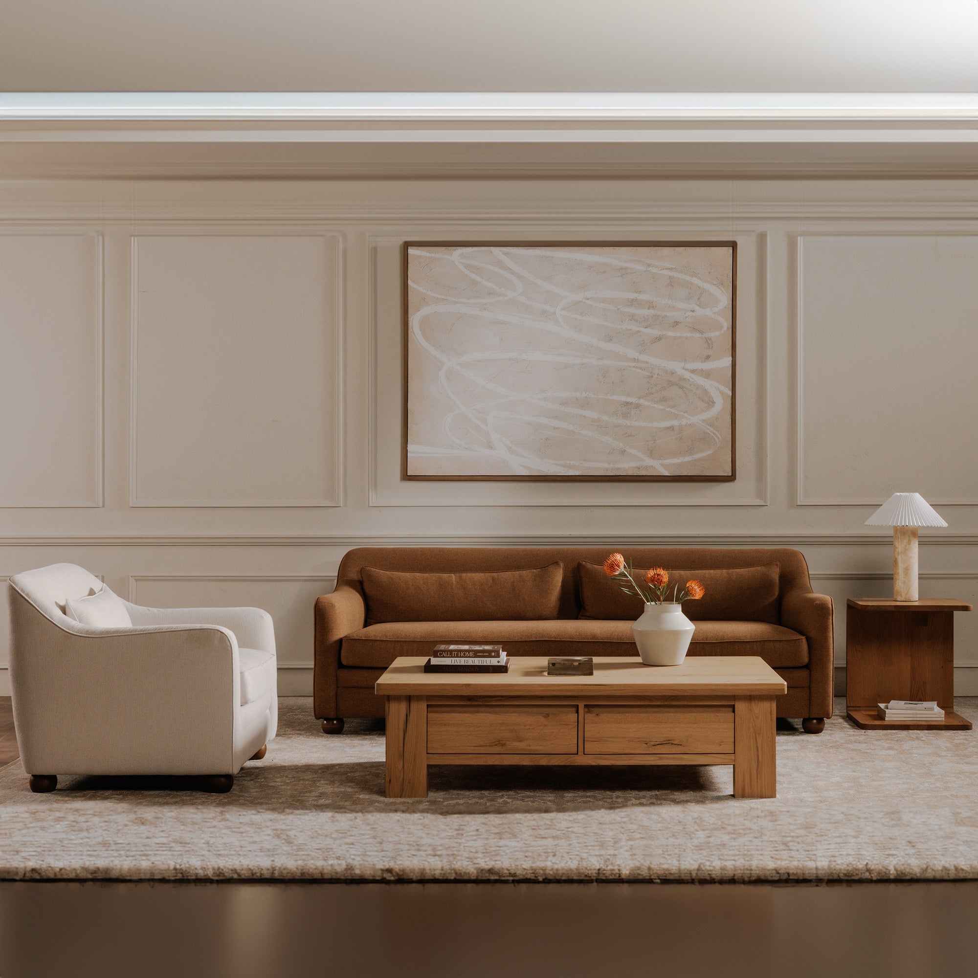 Amira Sofa Rust