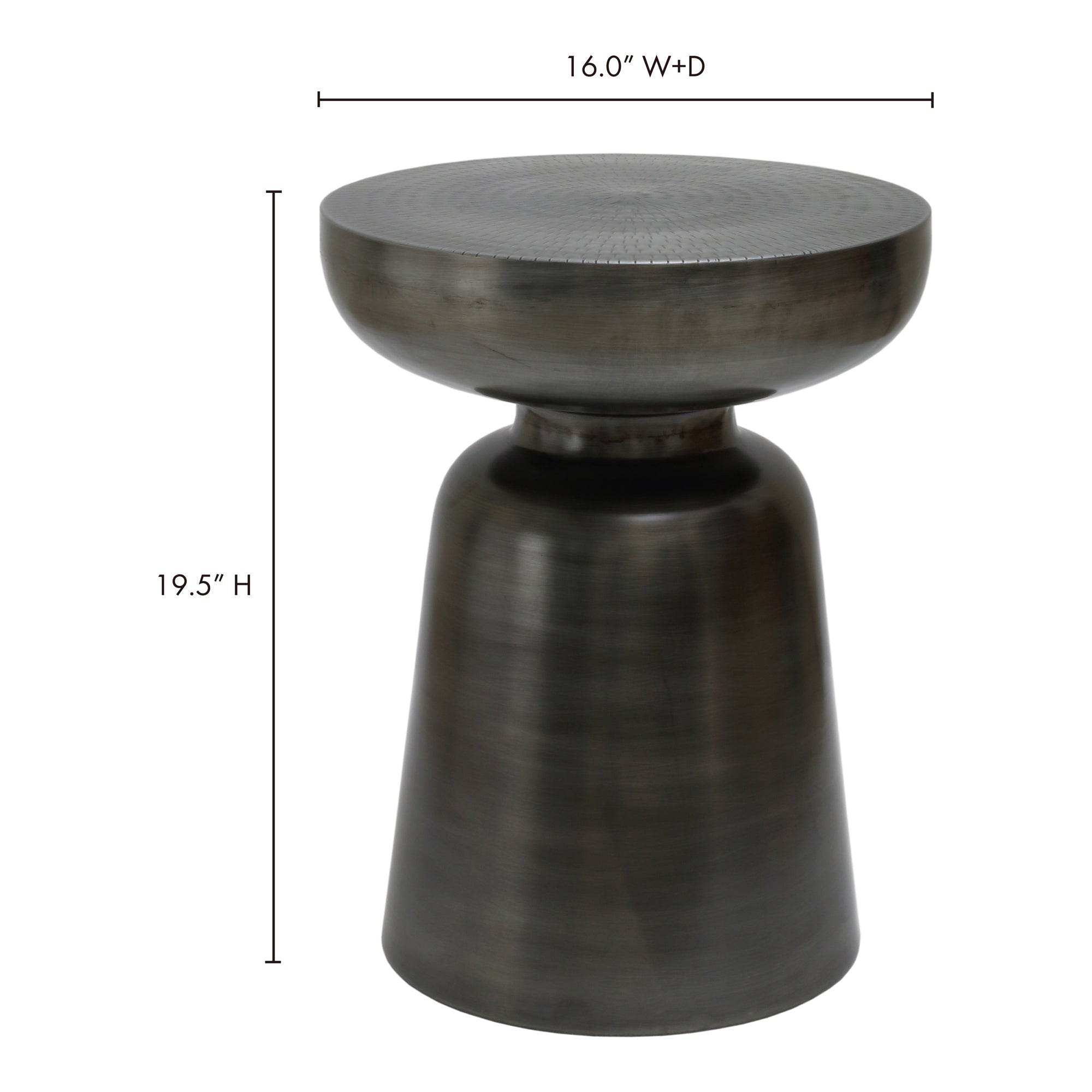Arthur Accent Table Antique Nickel
