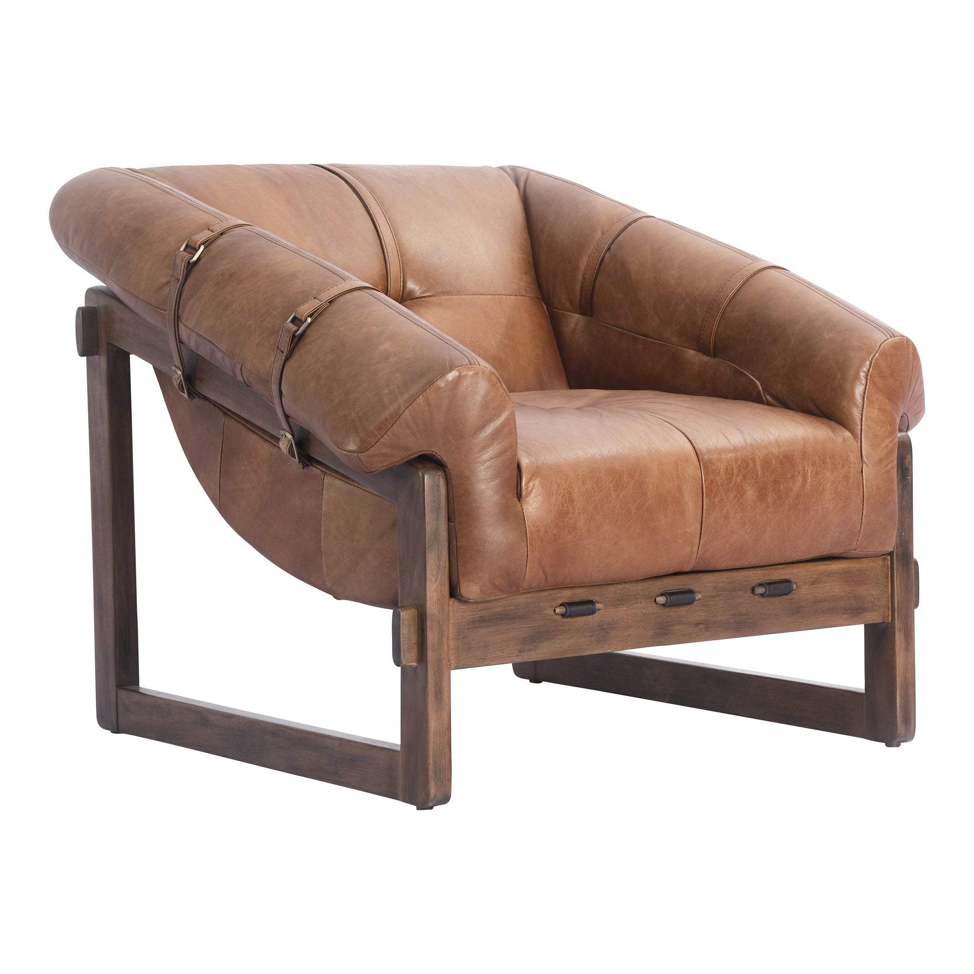 Bellos Accent Chair Open Road Brown