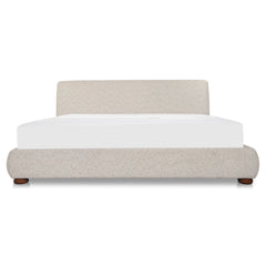 Beau King Storage Bed Speckled Light Grey