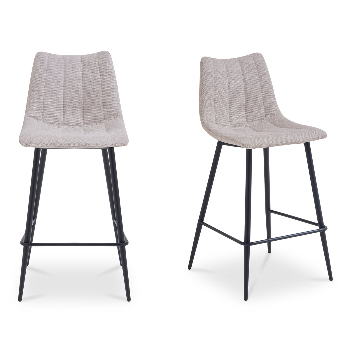 Alibi Bar Stool Beige-Set of Two
