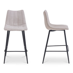 Alibi Bar Stool Beige-Set of Two