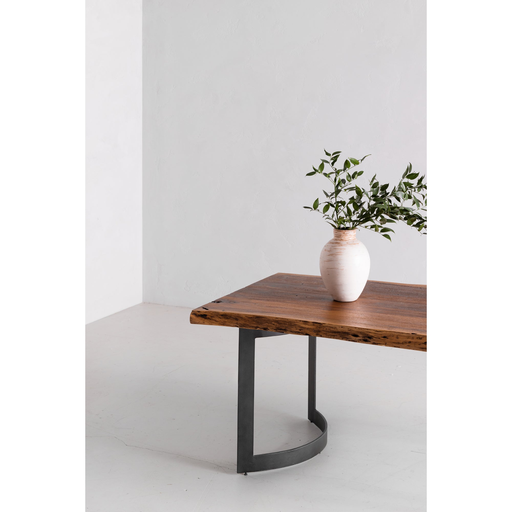 Bent Dining Table Large Brown