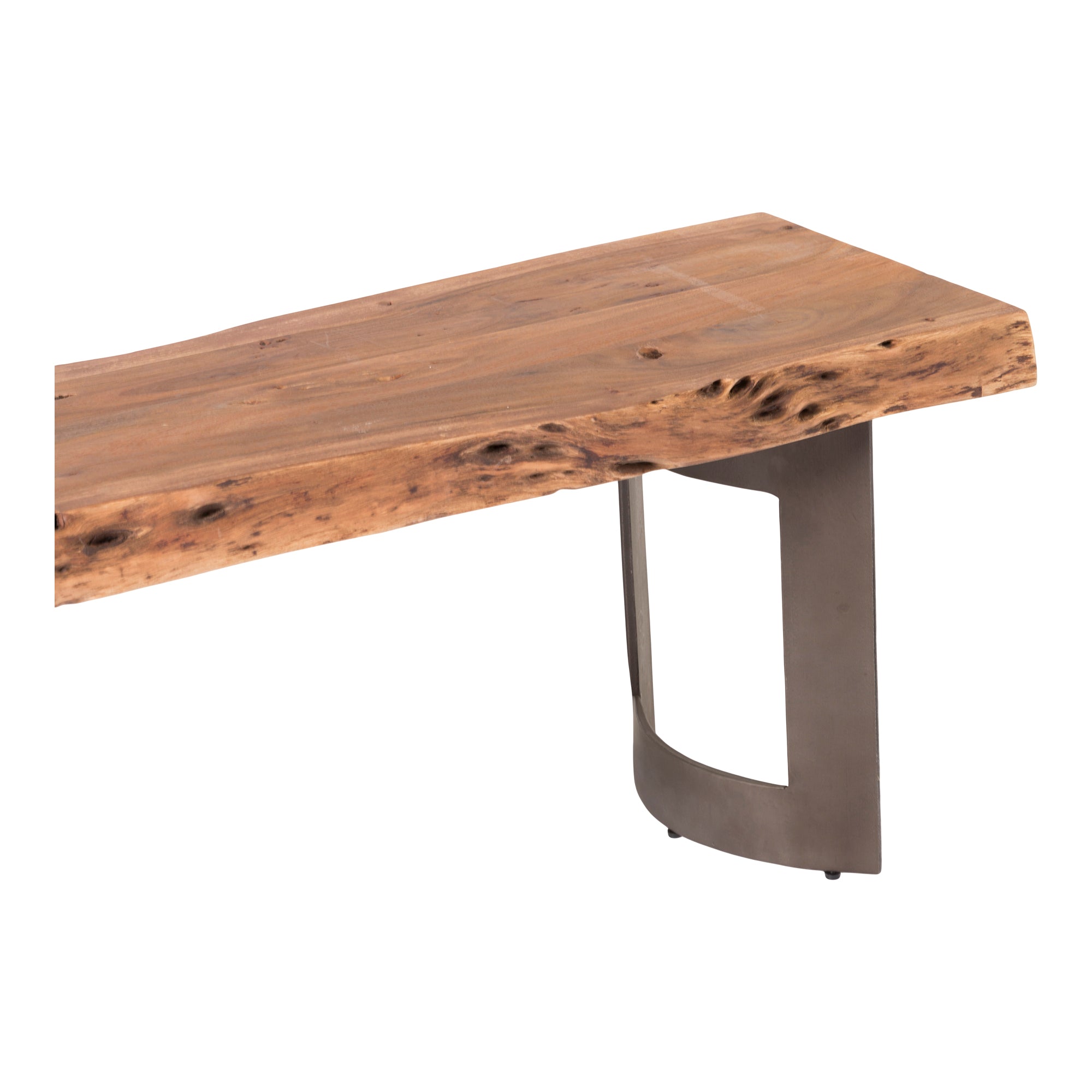 Bent Bench Large Brown