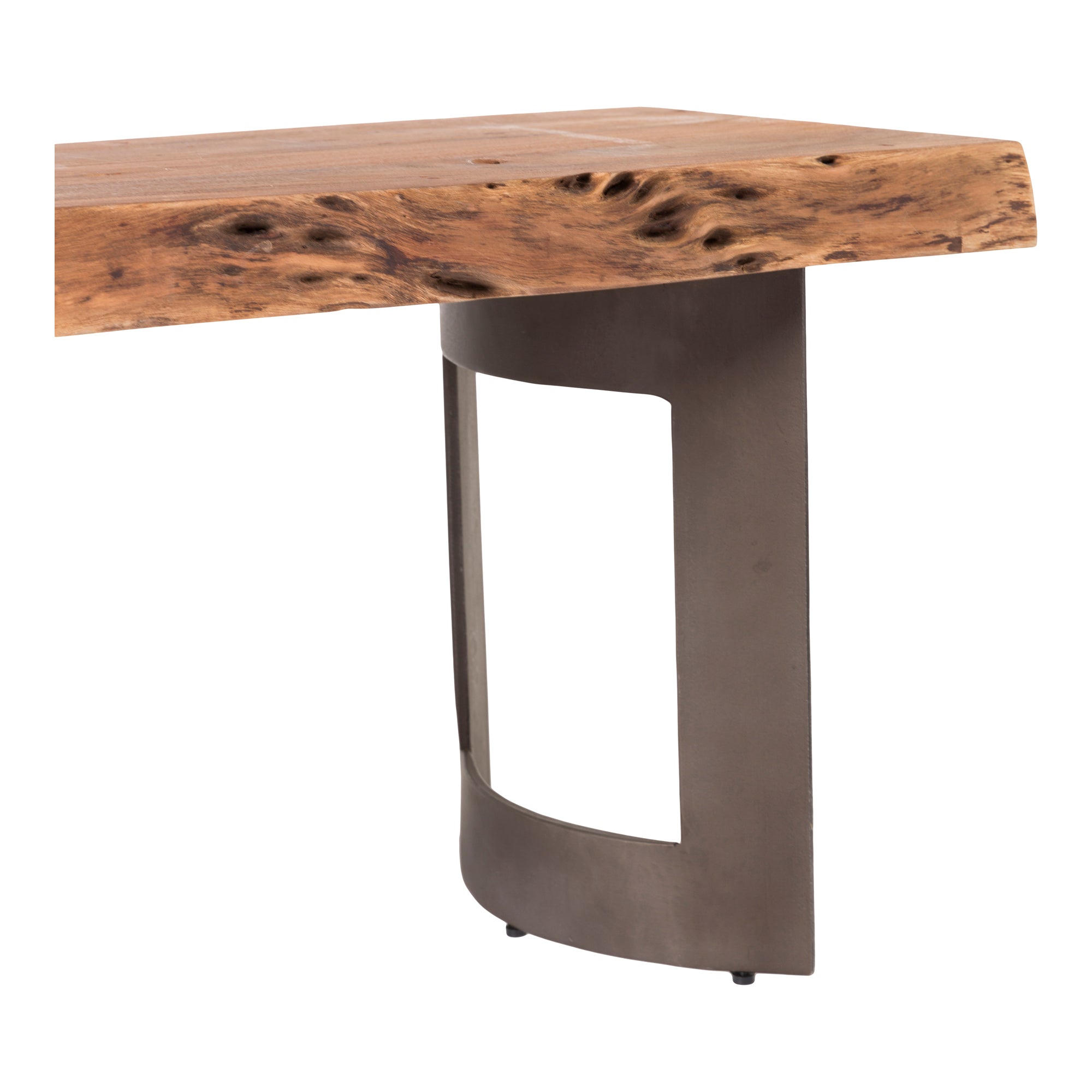 Bent Bench Large Brown