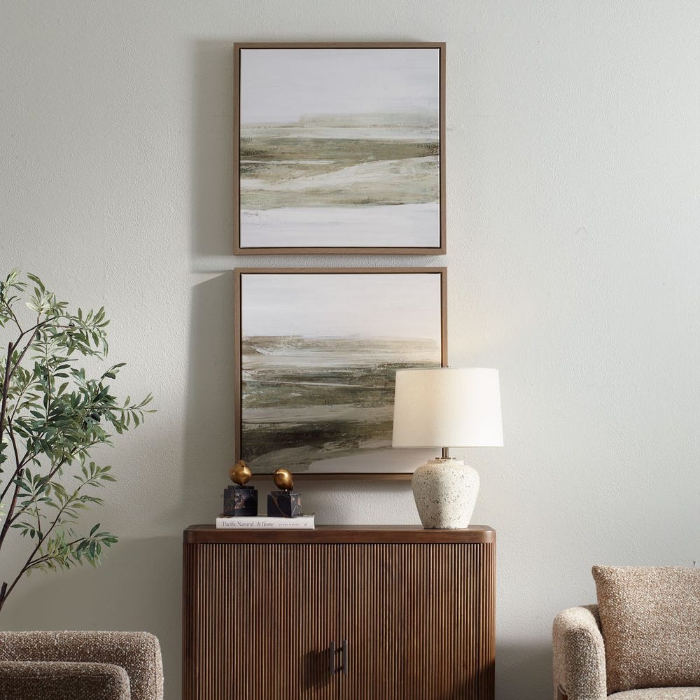 All Of A Sudden Framed Canvases Set/2